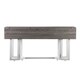 preview thumbnail 4 of 6, SEI Furniture Driness Grey Drop Leaf Table