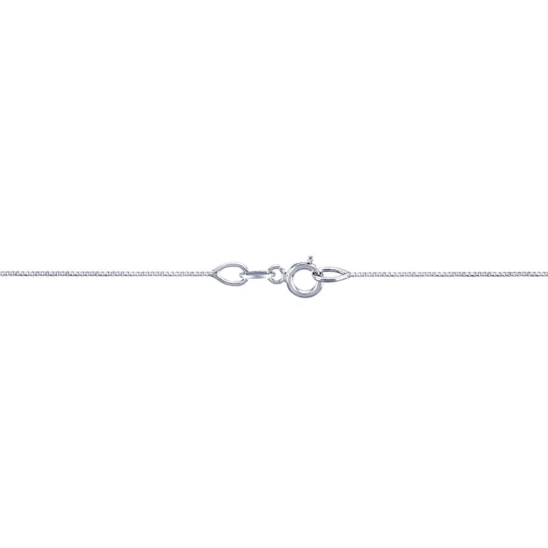 Auriya 14k White Gold 1/10ct TDW Dancing Stone Diamond Necklace (H-I, I1-I2)