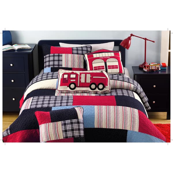 Shop Thomas Firetruck Patchwork 3 Piece Quilt Set Free Shipping