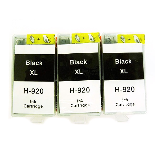 3 pack Replacing Hp 920xl Cd975an Ink Cartridge For Hp Officejet 6000 E609 6500 7000 E910 7500ac