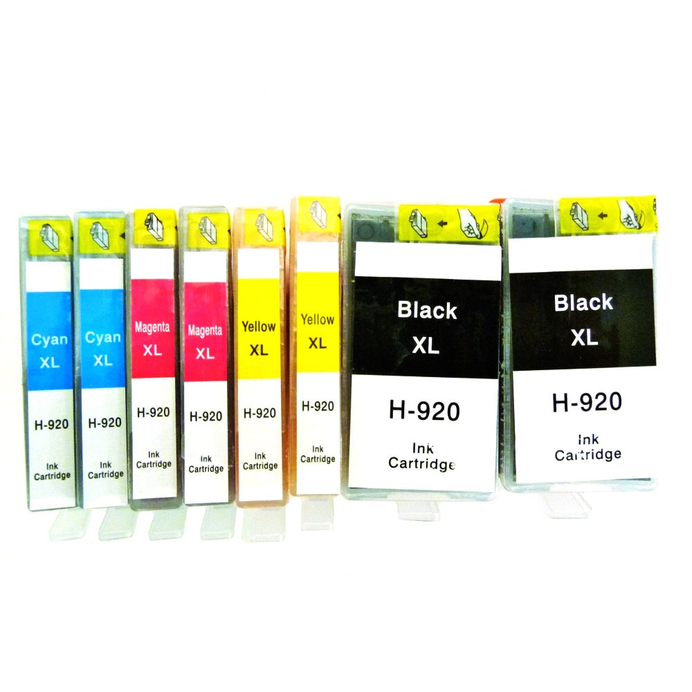 8 pack Replacing Hp 920xl Cd975an Cd972an Cd973an Cd974an Ink Cartridge For Officejet 6000 E609 6500 7000 E910 7500ac