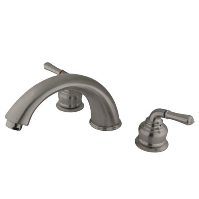 Satin Nickel Roman Tub Filler Faucet