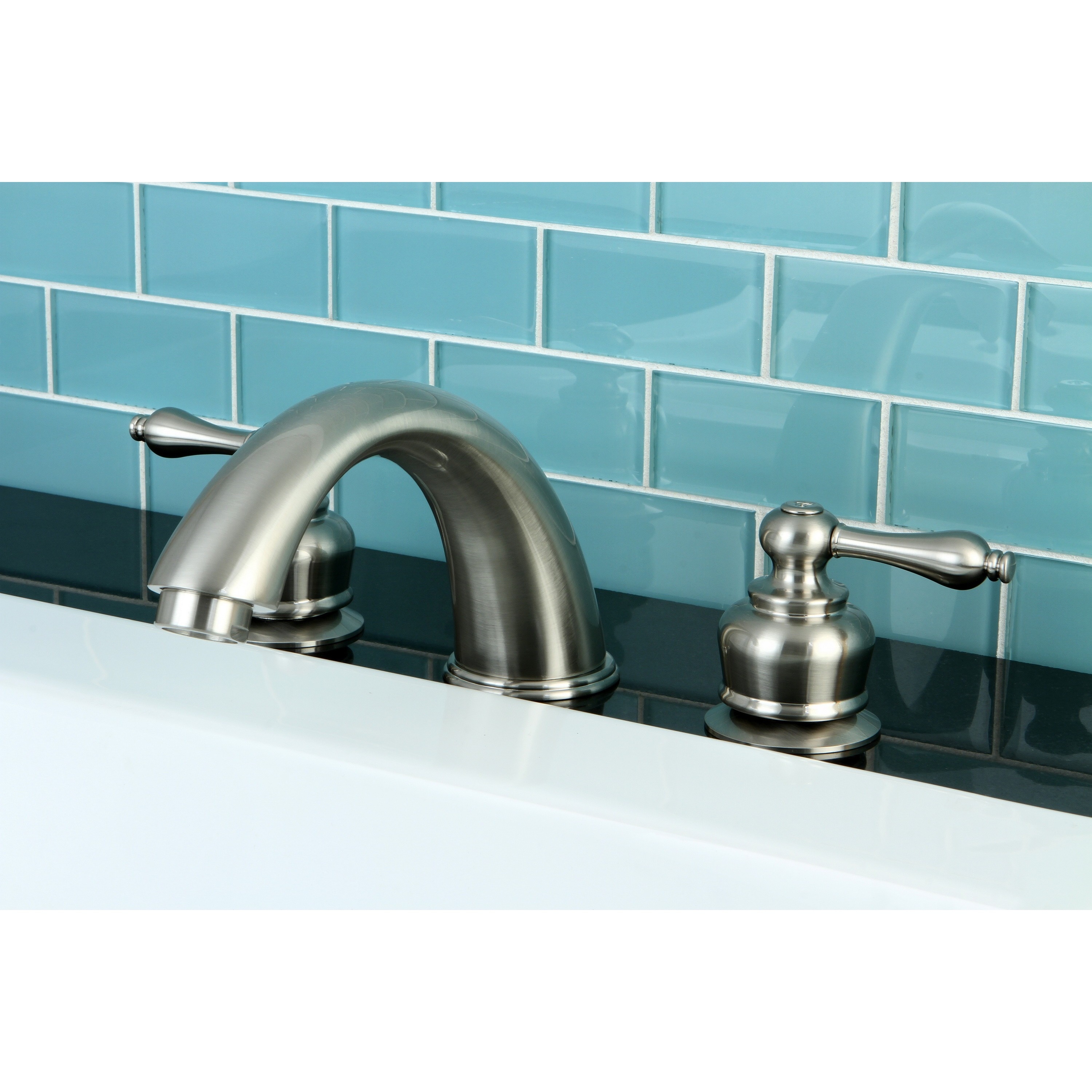 Satin Nickel Roman Tub Filler Faucet