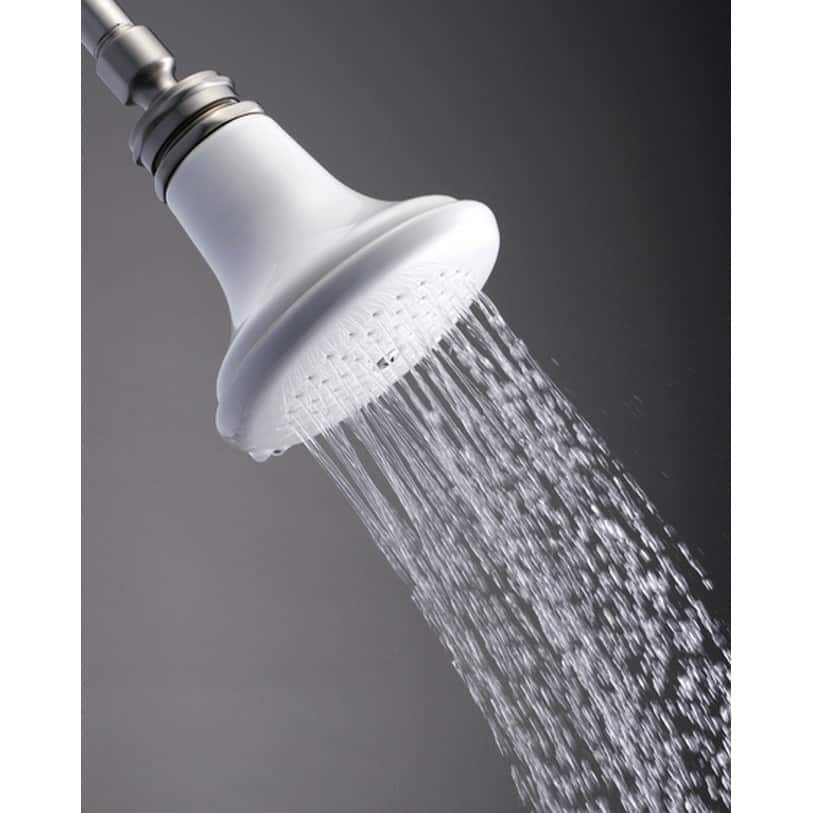 Kingston Brass Victorian Ceramic Brushed Nickel 5-inch Shower Head