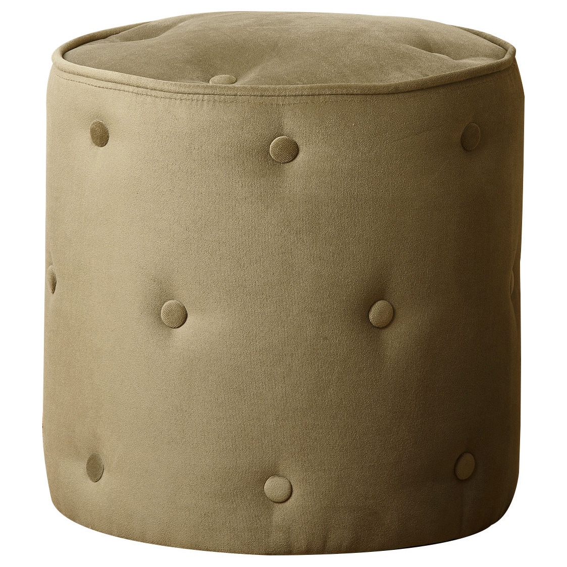 Abbyson Living Green Portman Tufted Velvet Ottoman