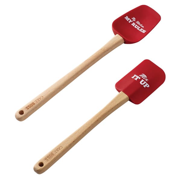 Farberware Professional Silicone Solid Red Spatula Set of 2