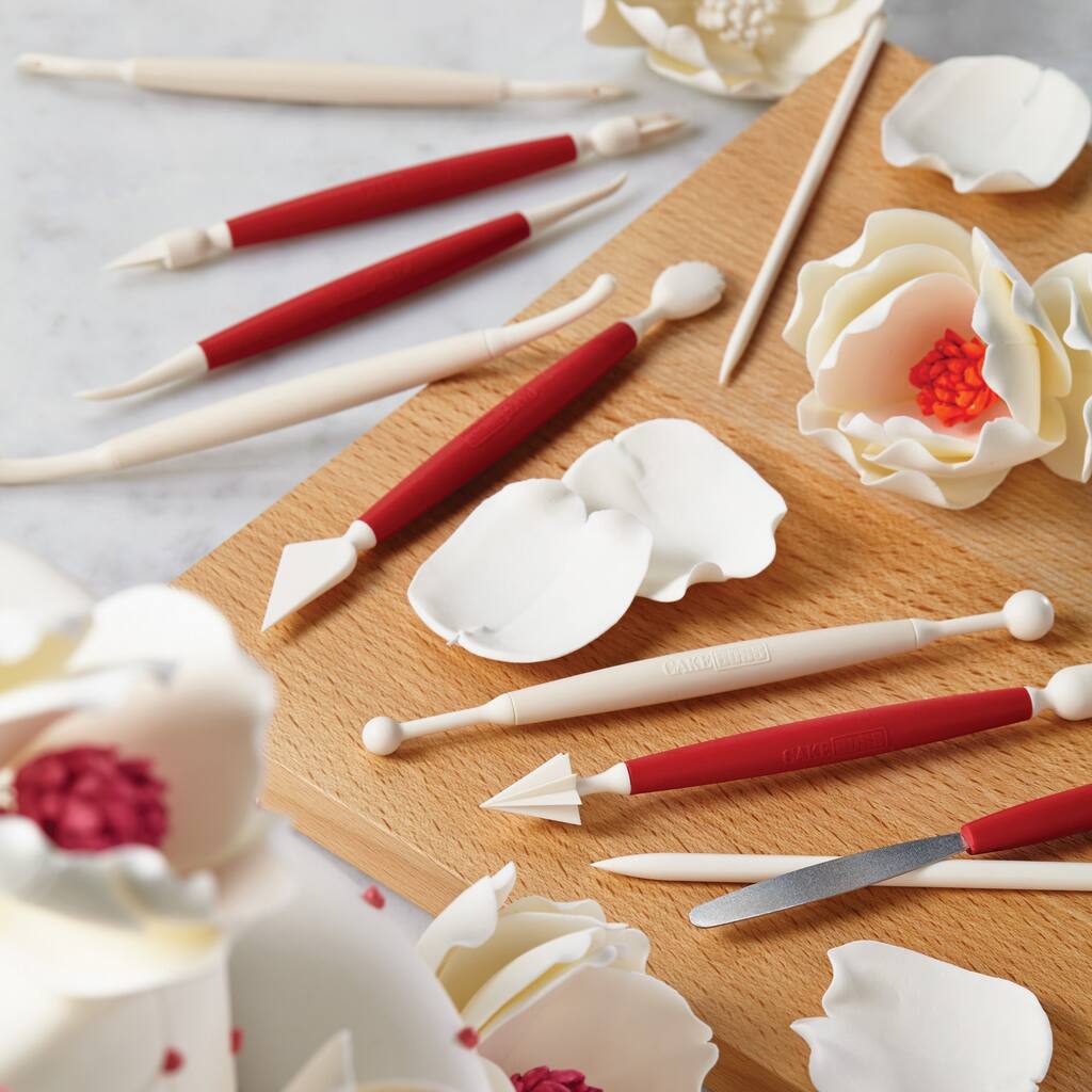 Cake Boss Decorating Tools 10-piece Fondant and Gum Paste Assorted Decorating Tool Kit