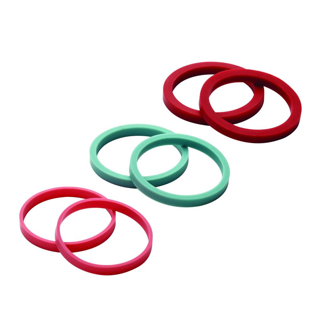 Cake Boss Assorted Decorating Tools Silicone Fondant Rolling Pin Guide Set