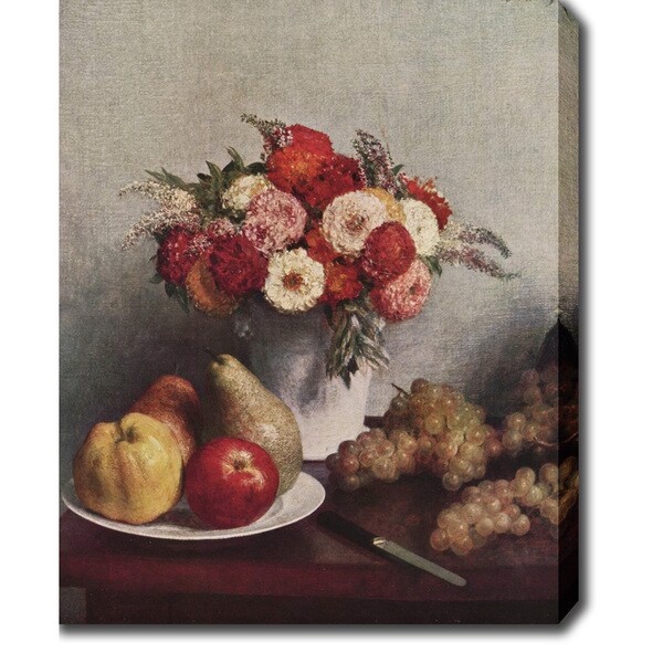 Henri Fantin Latour Stilleben mit Blumen und Früchten Oil on Canvas