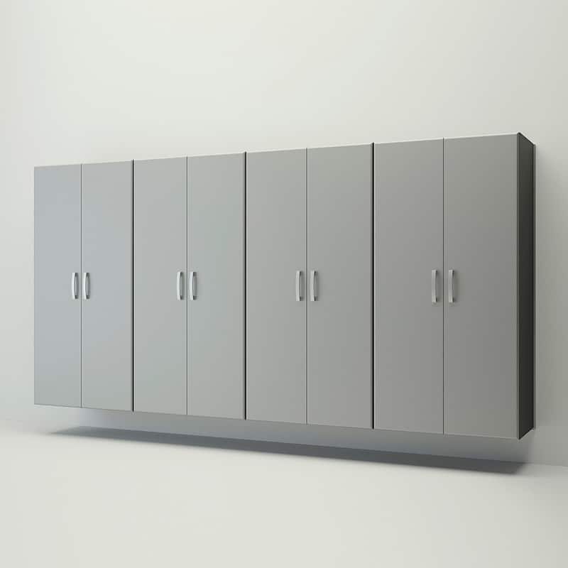 Flow Wall 6pc PVC Indoor Jumbo Cabinet Storage Center