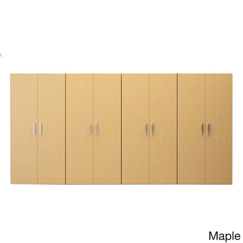 Flow Wall 6pc PVC Indoor Jumbo Cabinet Storage Center