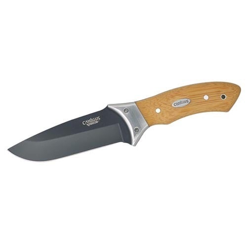 Camillus 9.25 inch Bamboo Handle Carbonitride Titanium Knife