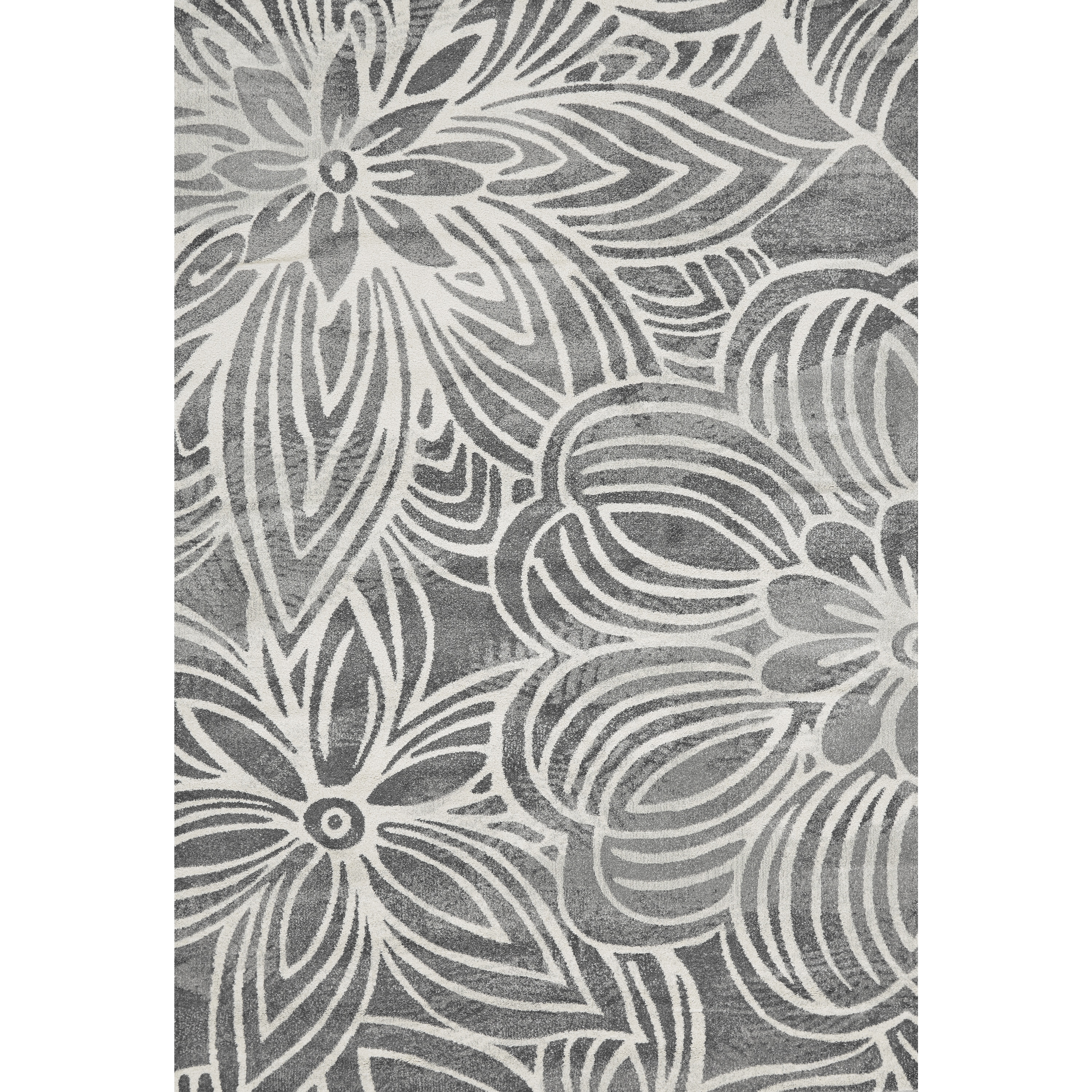 Mida Black/ White Area Rug (5 X 8)