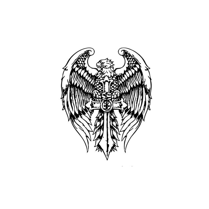 Eagle Holding Sword Vinyl Wall Art Bed Bath & Beyond 9046196