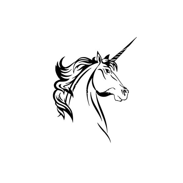 Fantastic Unicorn Vinyl Wall Art Overstock 9046240