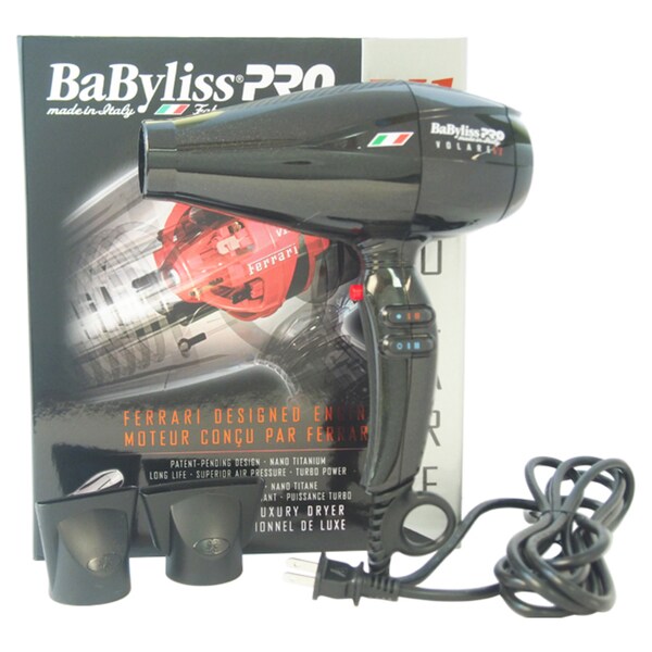 BaBylissPRO V1 Volare Ferrari Designed Engine Hair Dryer