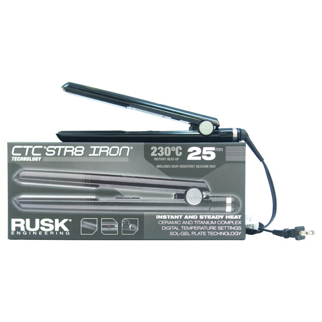 rusk titanium flat iron