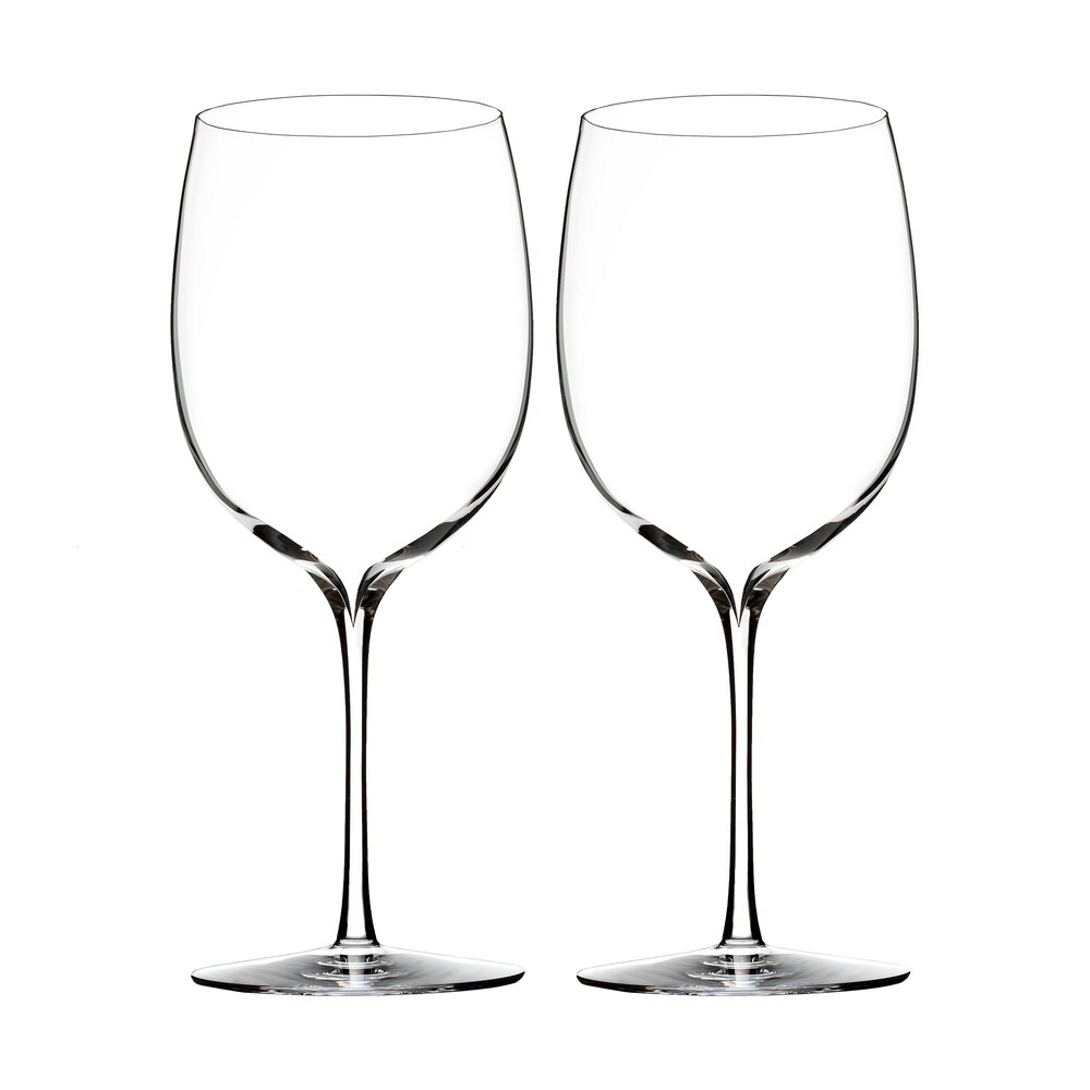Custom Waterford Elegance Stemless Wine Glass 2pc. Set