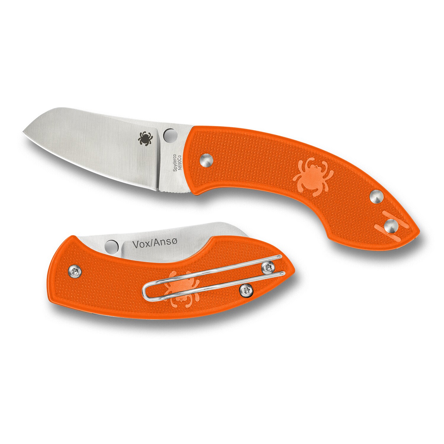 Pingo Lightweight Orange Slipit Plainedge Knife