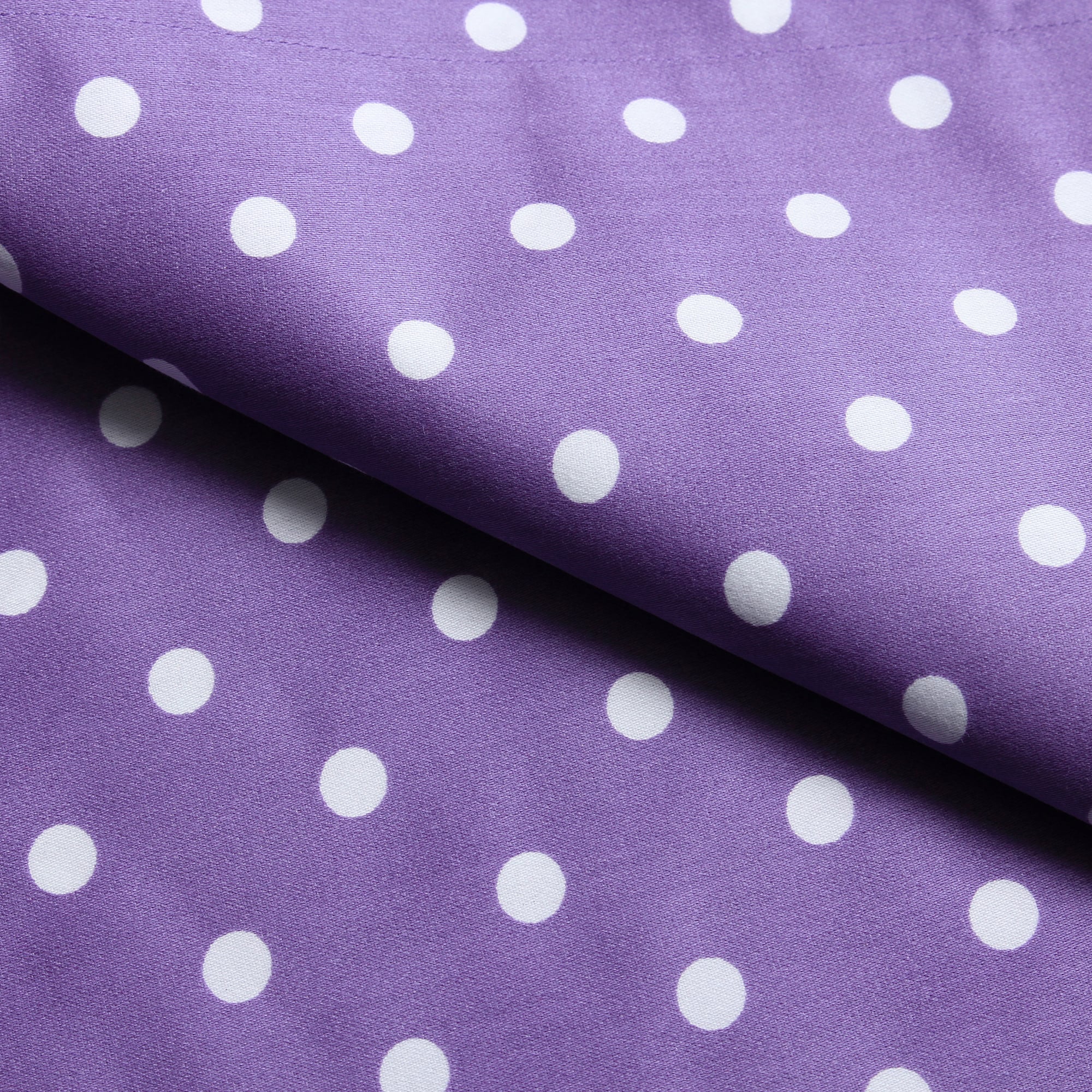 Home City Inc. Ella Polka Dot 600 Thread Count 3 piece Duvet Cover Set Purple Size Full  Queen