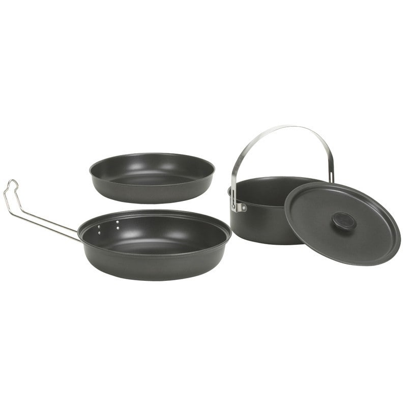 Stansport Black Granite Steel Mess Kit