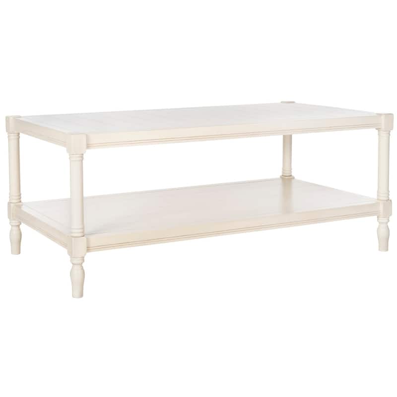 SAFAVIEH Bela White Coffee Table - 47.2" x 23.6" x 18.9"