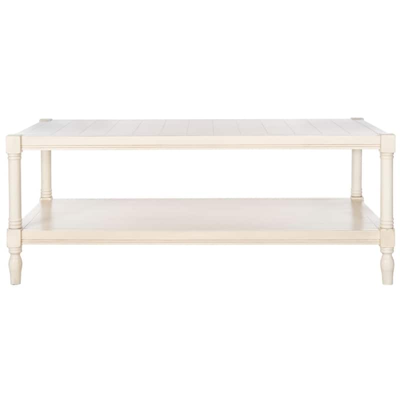 SAFAVIEH Bela White Coffee Table - 47.2" x 23.6" x 18.9"