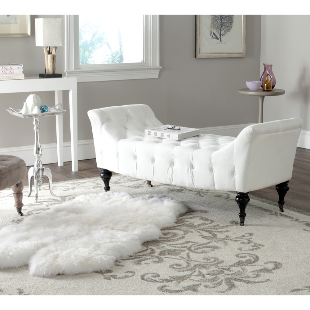 Safavieh Georgette White Bench