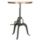 Safavieh Nesta Black Crank Table - 30" x 30" x 31" - Thumbnail 1