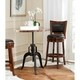 Safavieh Nesta Black Crank Table - 30" x 30" x 31" - Thumbnail 0