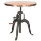 Safavieh Nesta Black Crank Table - 30" x 30" x 31" - Thumbnail 2