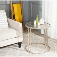 Shop Soho Pedestal Clock End Table - Free Shipping Today - Overstock ...