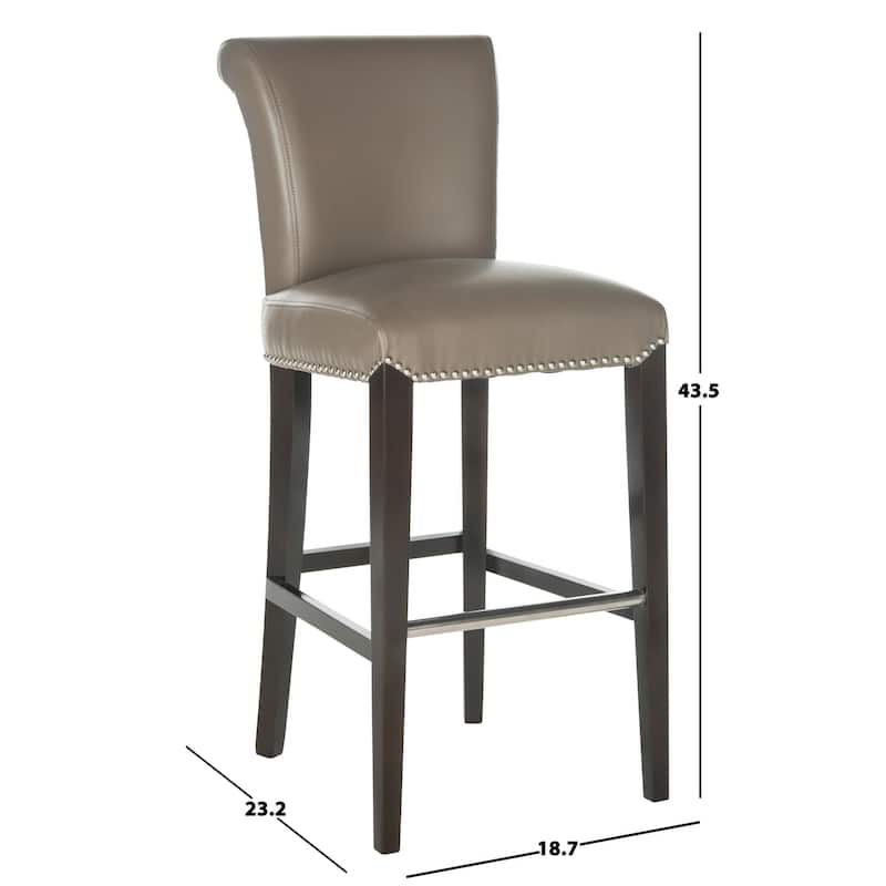 SAFAVIEH Seth Clay 29-inch Bar Stool - 18.7" x 23.2" x 43.5"