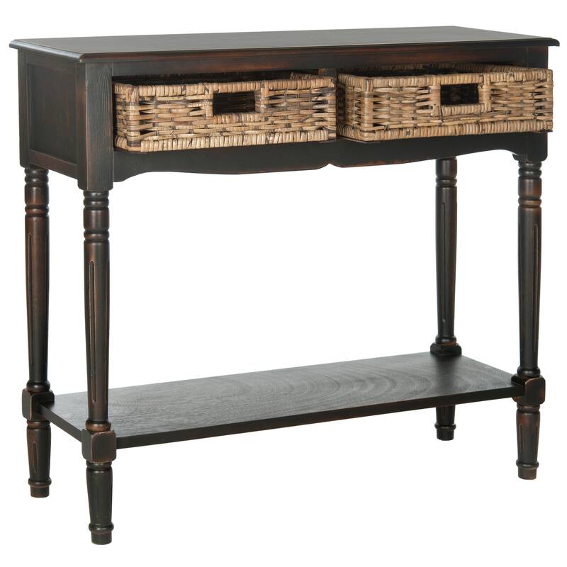 SAFAVIEH Corbin Brown Console - 35.8" x 13" x 31.9"