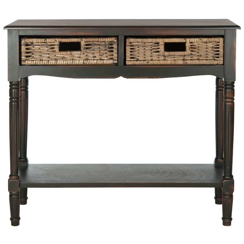 SAFAVIEH Corbin Brown Console - 35.8" x 13" x 31.9"
