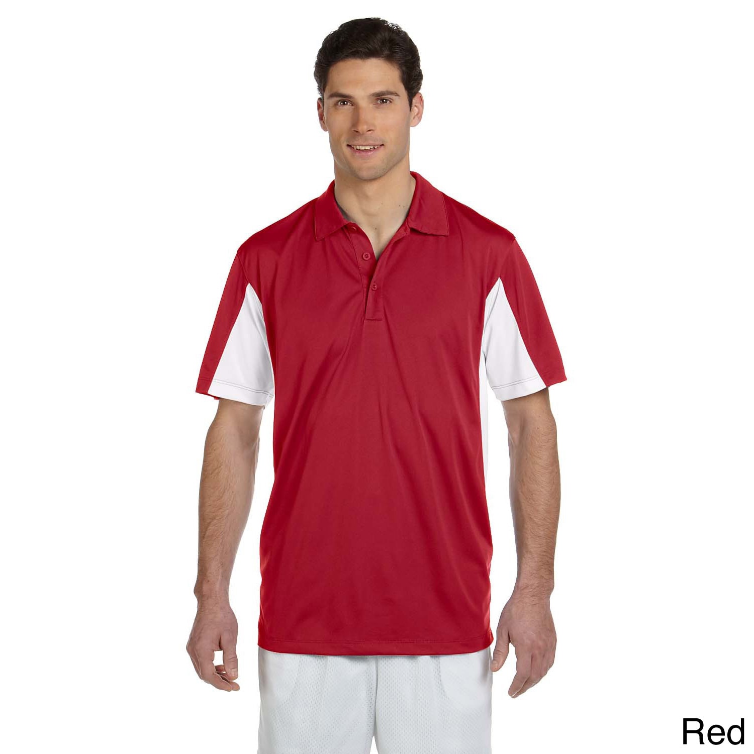 Harriton Mens Side Blocked Micro pique Polo Multi Size XXL