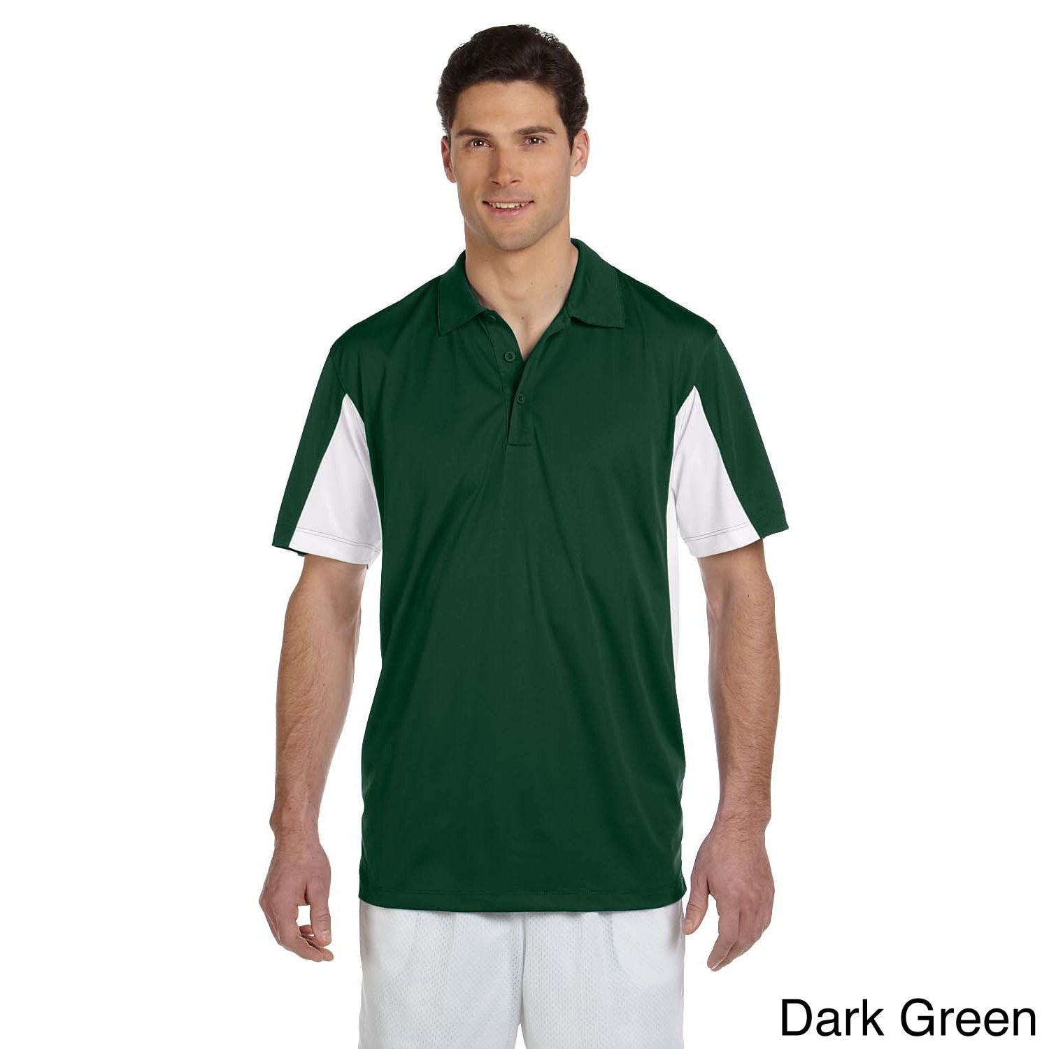 Harriton Mens Side Blocked Micro pique Polo Multi Size XXL