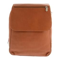 Saddle Piel Leather Large Buckle-Flap Backpack One Size