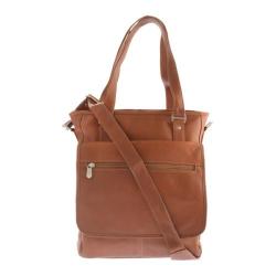 Piel Leather Laptop/Tablet Carry-All Tote 3011 Saddle Leather ...