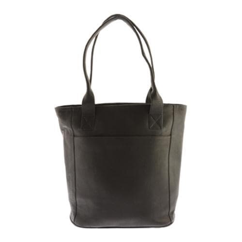 Piel Leather Xl Laptop Tote Bag 2967 Black Leather