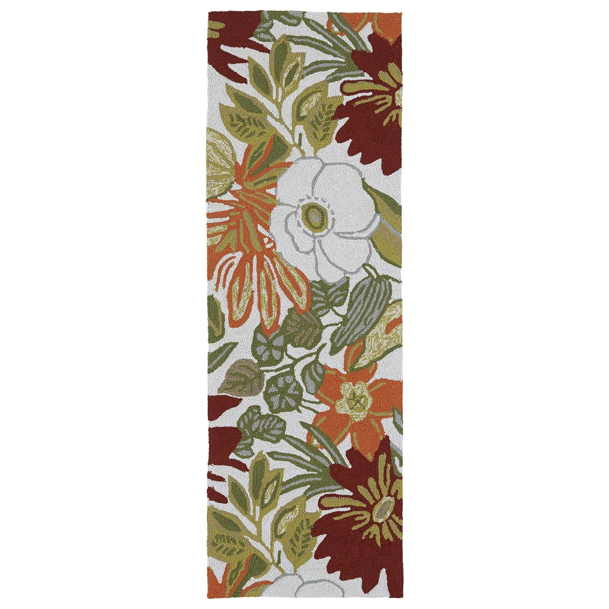 Indoor/outdoor Luau Multi Jungle Rug (2 X 6)