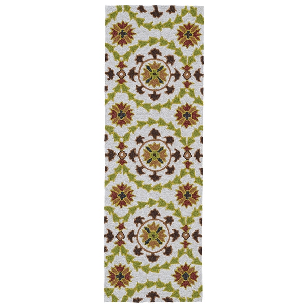 Indoor/Outdoor Fiesta Oatmeal Rug (2 x 6)   16247074  