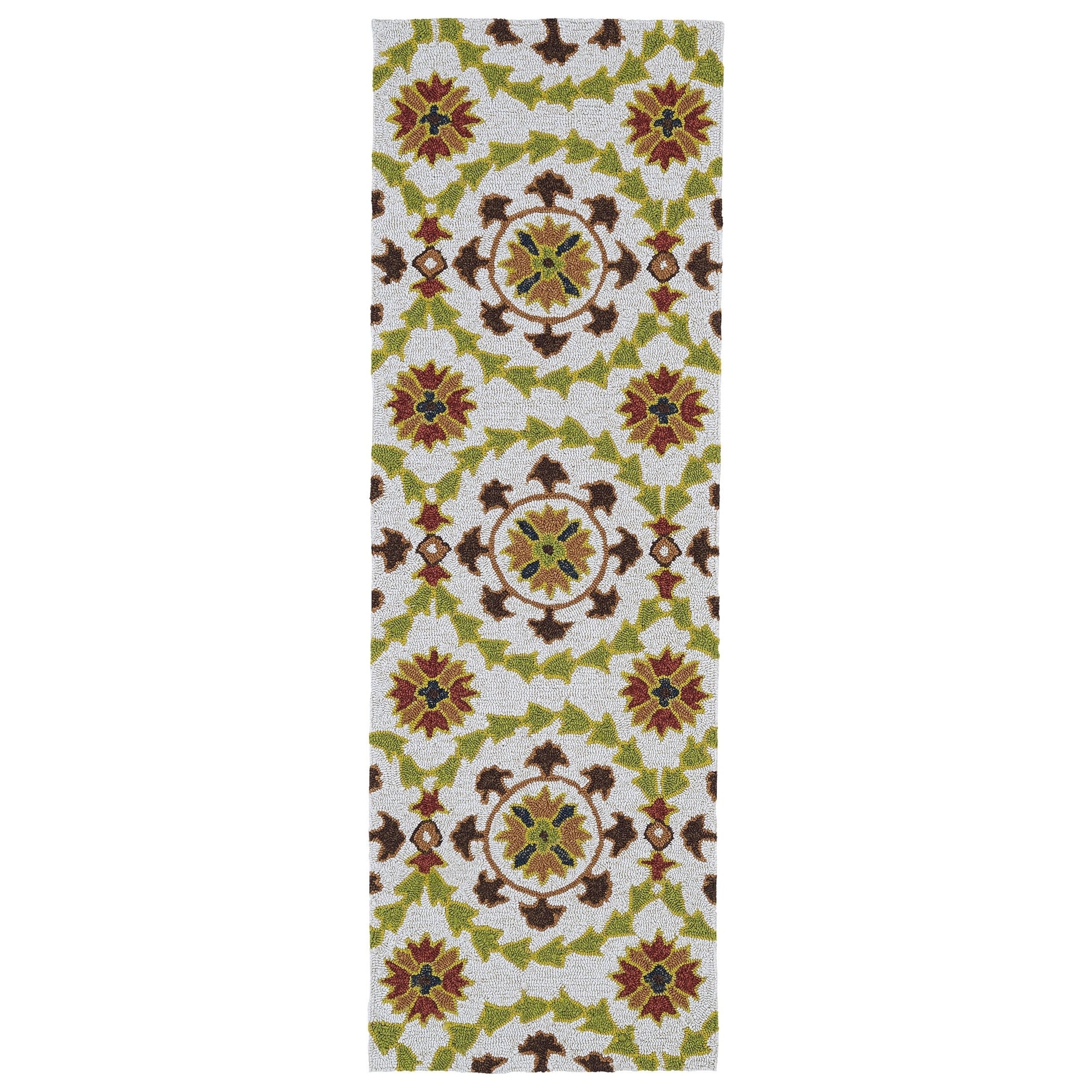 Indoor/outdoor Fiesta Oatmeal Rug (2 X 6)