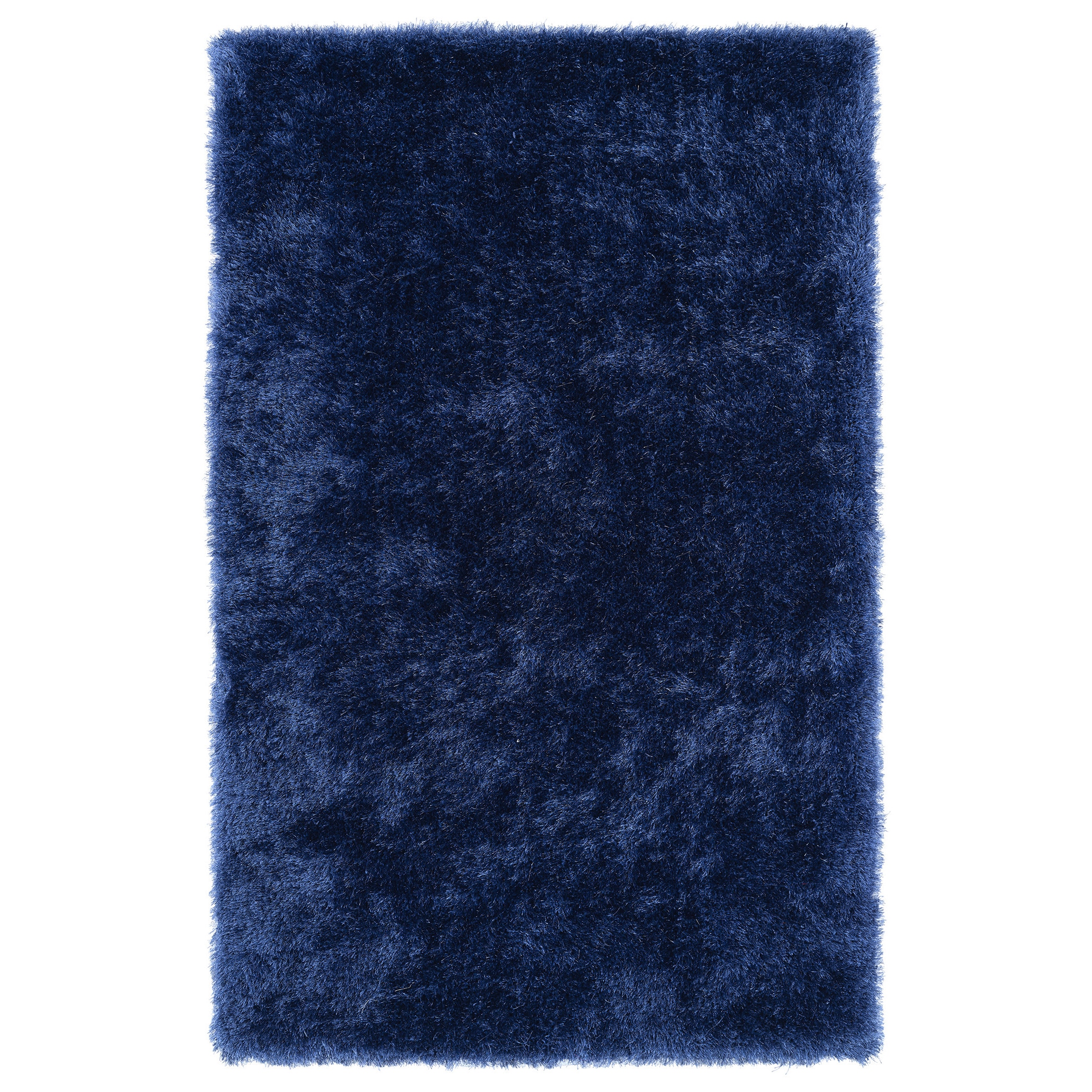 Hand tufted Silky Shag Denim Rug (9 X 12)