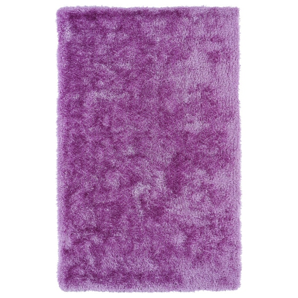 Hand-Tufted Silky Shag Lilac Rug (9' x 12')