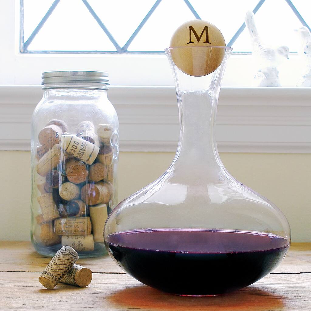 Large Personalized Wine Decanter