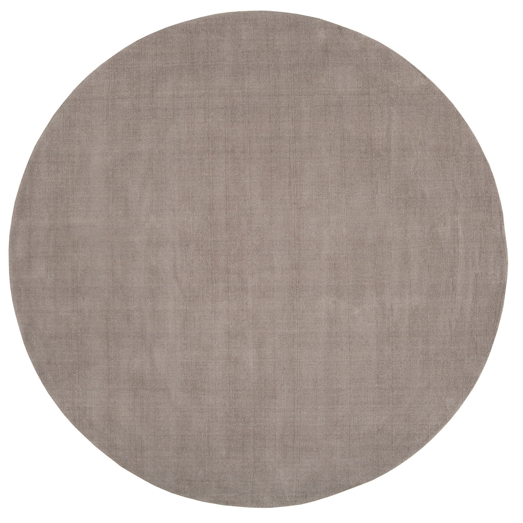 Hand loomed Monroe Solid Casual Wool Round Area Rug (8 Round)