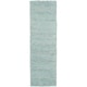preview thumbnail 139 of 218, Handmade Jefferson Felted Wool Plush Area Rug 2'6" x 8' Runner - Aquamarine - Runner/Rectangle