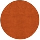 preview thumbnail 89 of 218, Handmade Jefferson Felted Wool Plush Area Rug 8' Round/Surplus - Rust - Runner/Round