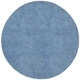 preview thumbnail 94 of 218, Handmade Jefferson Felted Wool Plush Area Rug 8' Round - Cobalt - Runner/Round